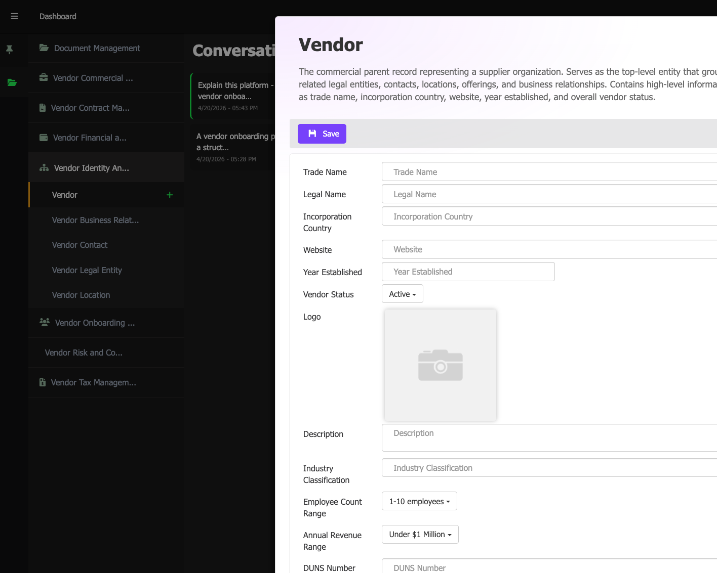 Vendor Management