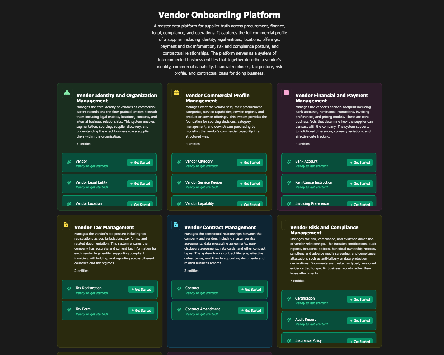 Vendor Onboarding Platform